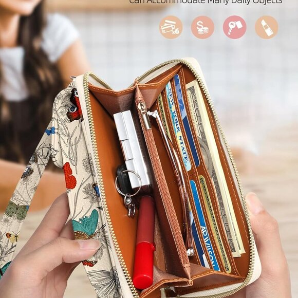 Cute Crossbody Purse Cell Phone Bags for Women - Leather Cellphone Wallet Purse - Picture 4 of 6